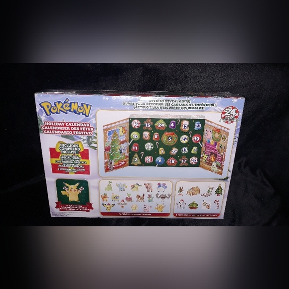 POKEMON HOLIDAY CALENDAR - Features 16 2-Inch Battle Figures with Special Finish - Picture 5 of 6